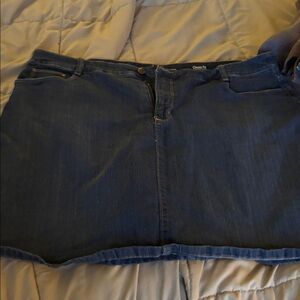 Croft & Barrow Blue Denim Skort